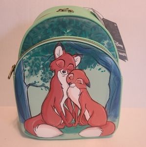 Disney Loungefly Fox and the Hound Tod and Vixen Mini Backpack
